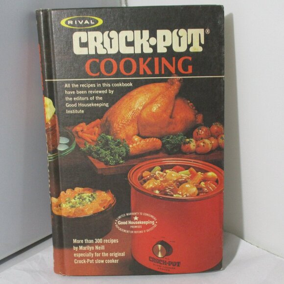 Vintage 1975 Rival Crockpot Crock Pot Slow Cooker Recipes Cooking Cookbook - Picture 1 of 7